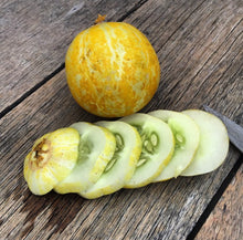 Load image into Gallery viewer, Lemon Cucumber Heirloom Cucumber Seeds
